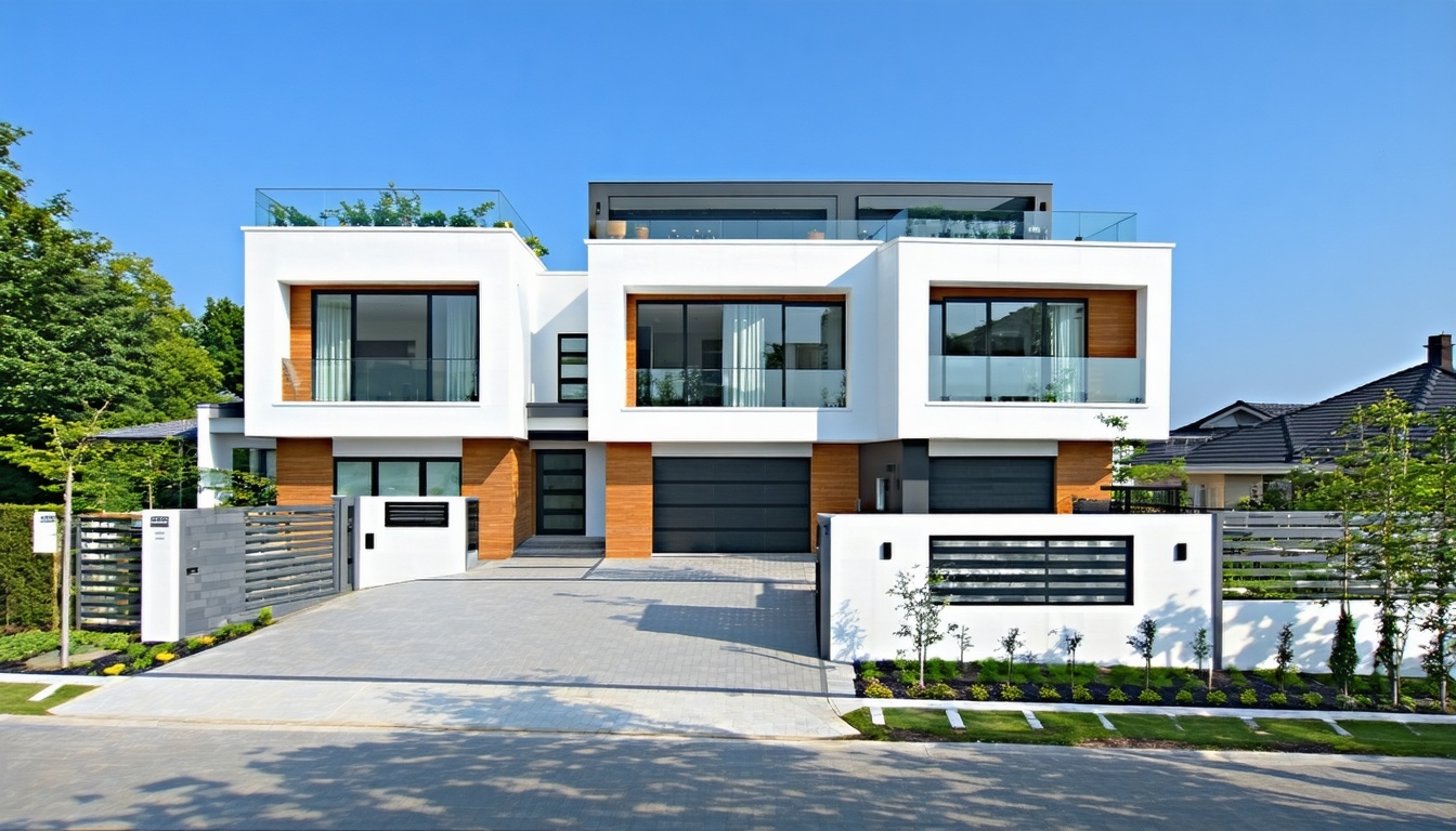 Modern residential properties developed by GetRichPlots.com
